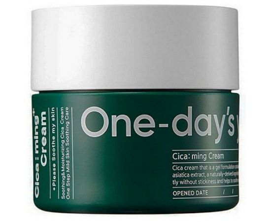 Крем для лица с экстрактом центеллы Cica ming Cream 50 мл One-day's you