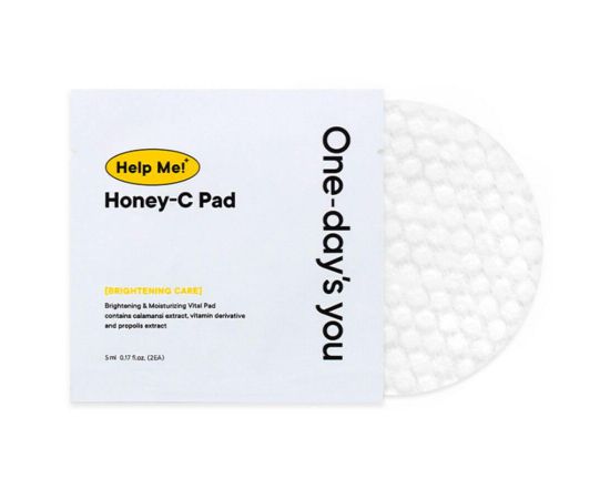 Тонер-пэды с экстрактом прополиса  Help Me Honey-C Pad 20 пэдов One-day's you