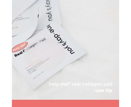 Тонер-пэды с эффектом пилинга с коллагеном Help Me! Real Collagen Pad 20 пэдов One-day's you