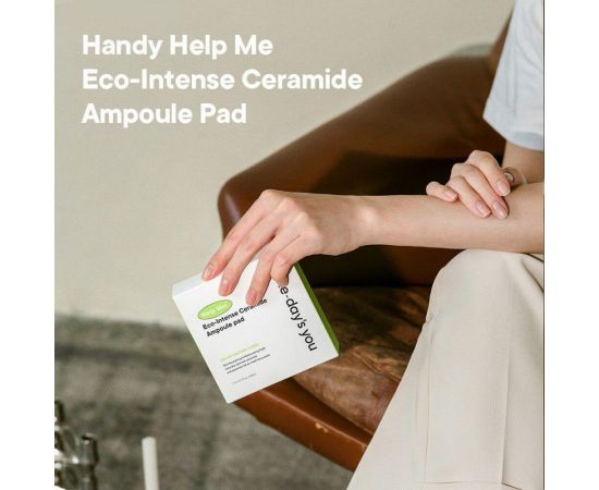 Тонер-пэды с керамидами Help Me Eco-Intense Ceramide Ampoule Pad 20 пэдов One-day's you