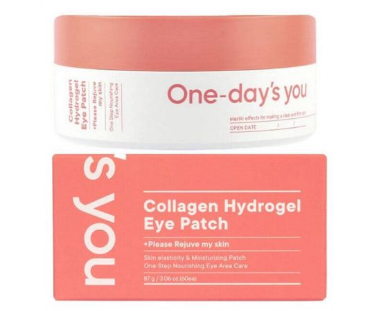 Гидрогелевые патчи для глаз с коллагеном Collagen Hydrogel Eye Patch 60 шт One-day's You