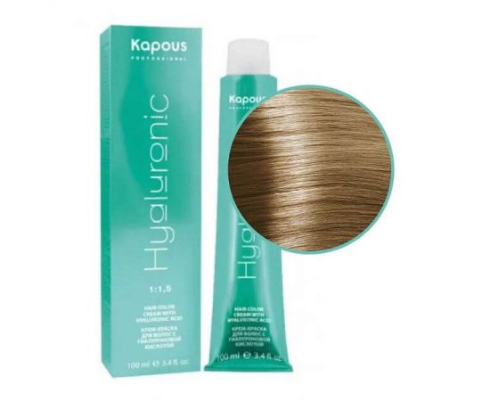 Крем-краска для волос с гиалуроновой кислотой 9.31 Очень светлый бежево-платиновый блонд 100 мл. Kapous