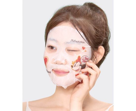 Маска тканевая противовоспалительная с экстрактом чайного дерева Disney Collection Selfie Barrier Tea Tree Mask 30 мл JMsolution