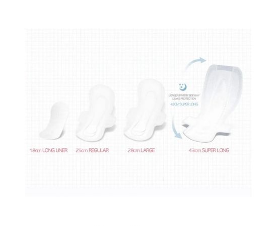 Прокладки женские гигиенические с крылышками Pure & Fit Pads Regular 250 мм 4 капли 12 шт. IT'S ME