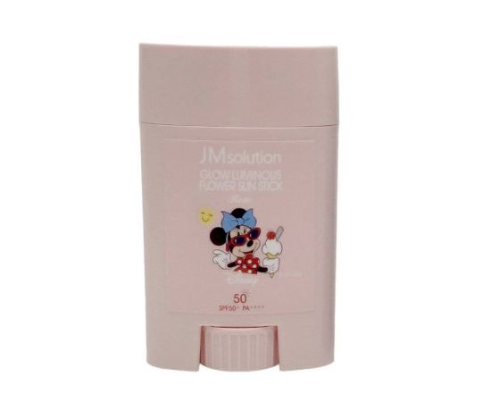 Солнцезащитный стик с экстрактом розы SPF50+ Glow Luminous Flower Light Sun Stick Disney Mini 21 г Jmsolution