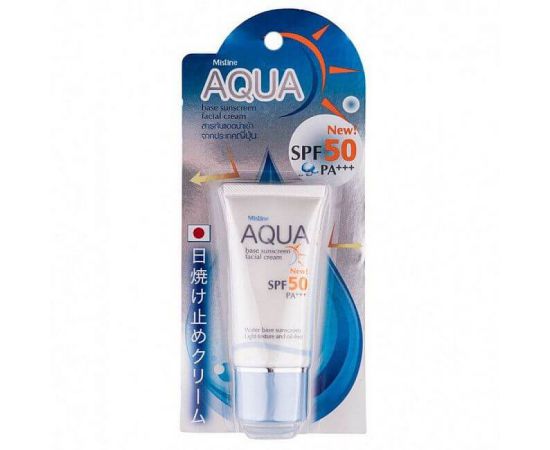 Крем для лица солнцезащитный увлажняющий Aqua Base Sunscreen Facial Cream SPF 50 PA+++ 20 г Mistine