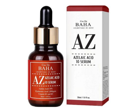 Противовоспалительная сыворотка с азелаиновой кислотой AZ Azelaic Acid 10 Serum 30 мл Cos De BAHA