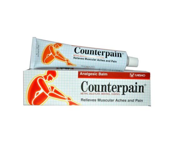 Обезболивающий бальзам для тела с согревающим эффектом Counterpain Analgesic Balm 60 г Taisho Pharmaceutical