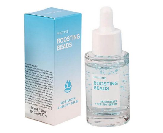 Сыворотка-бустер для глубокого увлажнения кожи Boosting Beads Moisture & Healthy Serum 30 мл Mistine