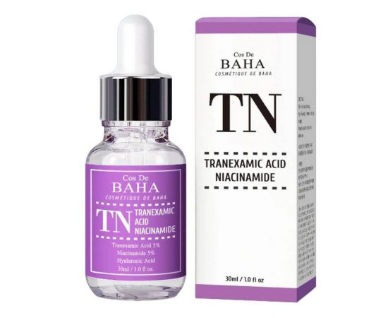 Сыворотка для лица осветляющая с транексамовой кислотой 5% TN Tranexamic Serum 30 мл Cos De BAHA
