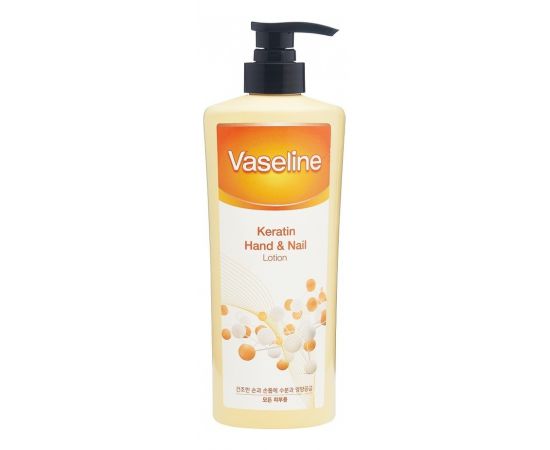 Лосьон для рук для всех типов кожи VASELINE KERATIN HAND & NAIL LOTION 500 мл. FOODAHOLIC