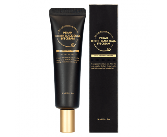 Крем для кожи вокруг глаз с муцином черной улитки Rebirth Black Snail Eye Cream 30 мл PEKAH