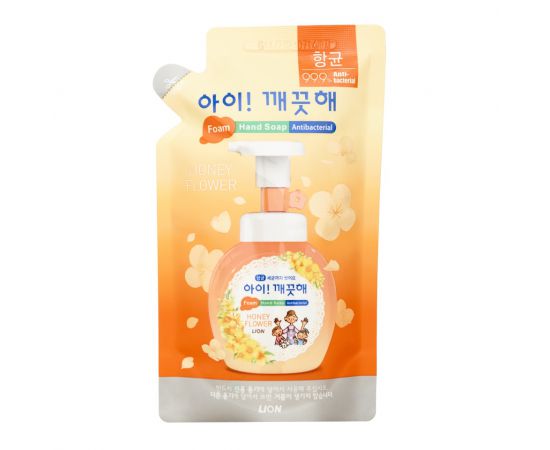 Жидкое пенное мыло для рук с ароматом медовых цветов Ai kekute Foam handsoap honey flower 200 мл Lion