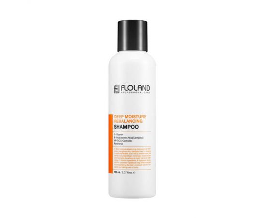 Увлажняющий шампунь с витаминами и гиалуроновой кислотой Deep Moisture Rebalancing Shampoo 150 мл Floland
