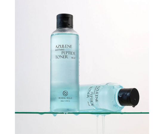 Тонер успокаивающий с азуленом и пептидами Azulene Soothing Peptide Toner 200 мл. RODA ROJI