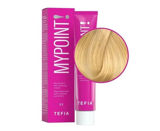 Перманентная крем-краска для волос Mypoint 10.3 / Экстра светлый блондин золотистый 60 мл TEFIA
