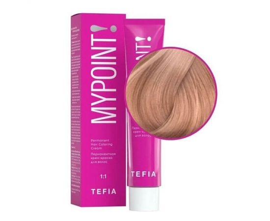 Перманентная крем-краска для волос Mypoint 9.85/ Очень светлый блондин коричнево-красный 60 мл TEFIA