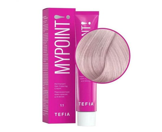 Перманентная крем-краска для волос Mypoint 9.7/ Очень светлый блондин фиолетовый 60 мл TEFIA