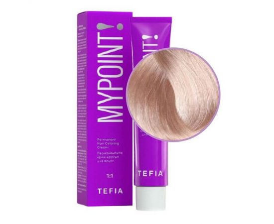 Гель-краска для волос тон в тон Mypoint 10.37/ Экстра светлый блондин золотисто-фиолетовый, безаммиачная 60 мл TEFIA