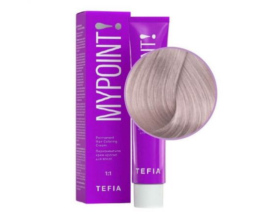 Гель-краска для волос тон в тон Mypoint 10.7/ Экстра светлый блондин фиолетовый, безаммиачная 60 мл TEFIA