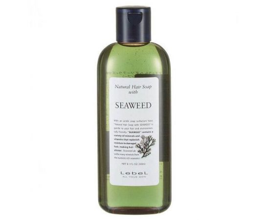 Шампунь для волос натуральный Natural Hair Soap Seaweed 240 мл Lebel