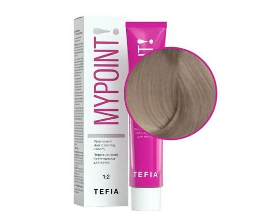 Перманентная крем-краска для волос Mypoint Special Blondes 187/ Натуральный cпециальный коричнево-фиолетовый 60 мл TEFIA