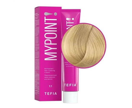 Перманентная крем-краска для волос Mypoint 10.0 / Экстра светлый блондин натуральный 60 мл TEFIA