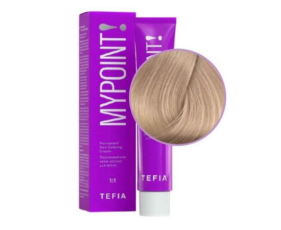 Гель-краска для волос тон в тон Mypoint 10.8/ Экстра светлый блондин коричневый, безаммиачная 60 мл TEFIA