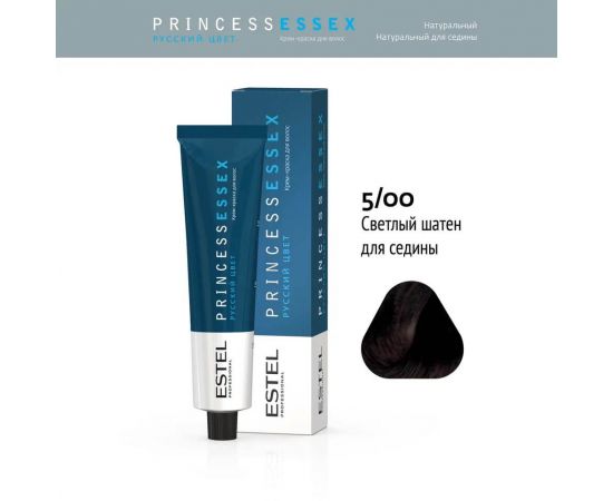 Крем-краска для волос Princess Essex 5/00 Светлый шатен для седины 60 мл. Estel