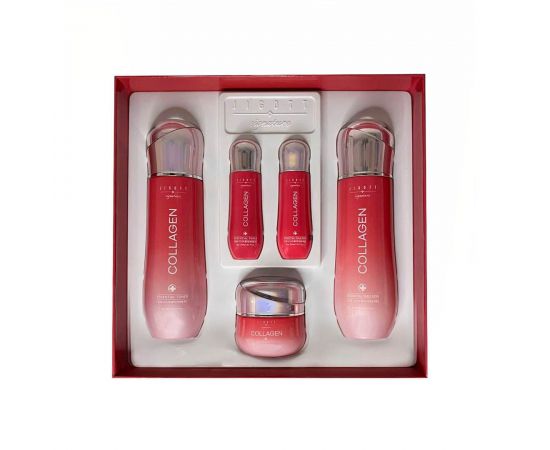 Увлажняющий набор для лица с коллагеном Collagen Essential Skin Care 3Set. Jigott