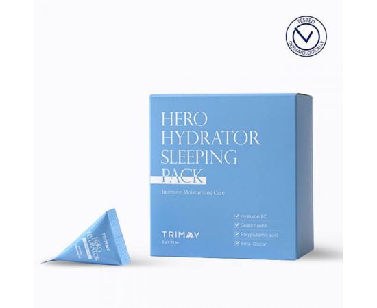 Ночная маска для глубокого увлажнения с гиалуроновой кислотой Hero Hydrator Sleeping Pack (3 гр*20 шт) TRIMAY