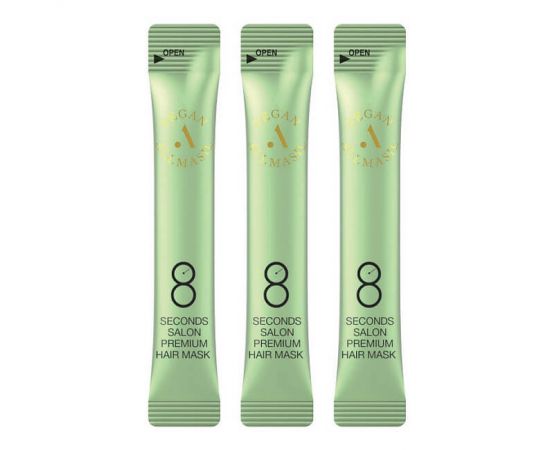 Питательная маска для волос ампульного типа / 8 Seconds Salon Premium Hair Mask 20 шт. х 8 мл AllMasil