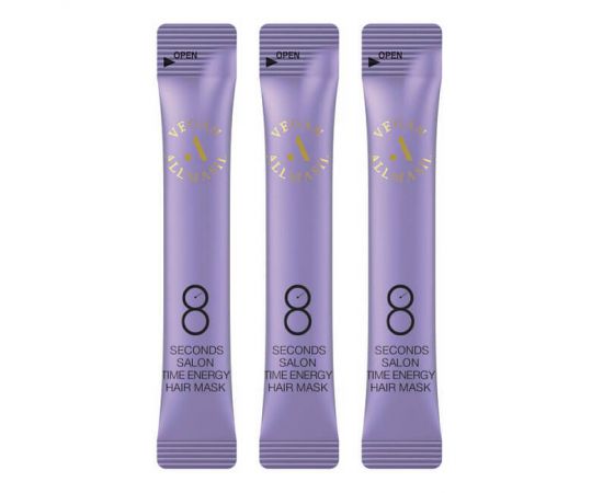 Питательная маска для волос / 8 Seconds Salon Time Energy Mask Stick Pouch, 20 шт. х 8 мл AllMasil