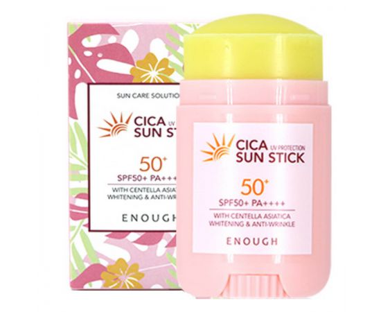 Стик солнцезащитный для лица и тела с центеллой  Cica Sun Stick SPF50+/PA++++ 20 г Enough
