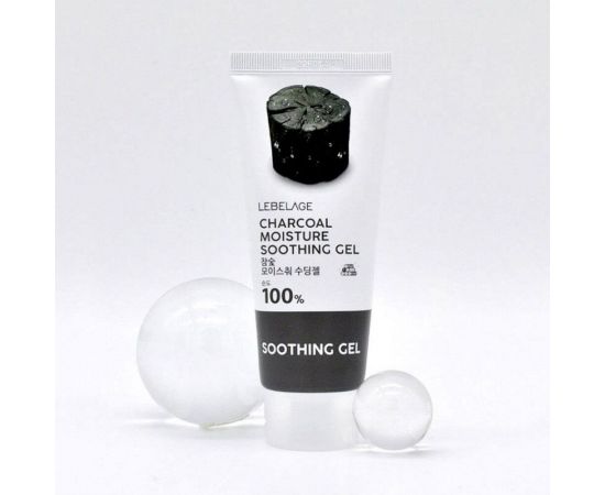 Успокаивающий гель на основе экстракта древесного угля / Charcoal Moisture Soothing Gel 100 мл Lebelage