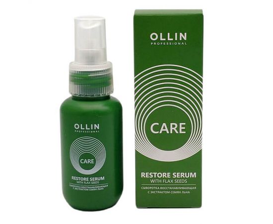Сыворотка для волос восстанавливающая с экстрактом семян льна / Restore Serum with Flax Seeds 50 мл Ollin