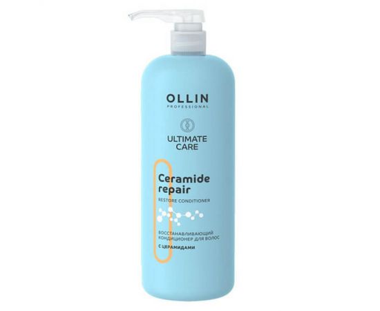 Восстанавливающий кондиционер для волос с церамидами / Ultimate Care 1000 мл Ollin