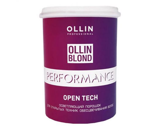 Осветляющий порошок для открытых техник обесцвечивания волос / Blond Performance Open Tech, 500 г Ollin