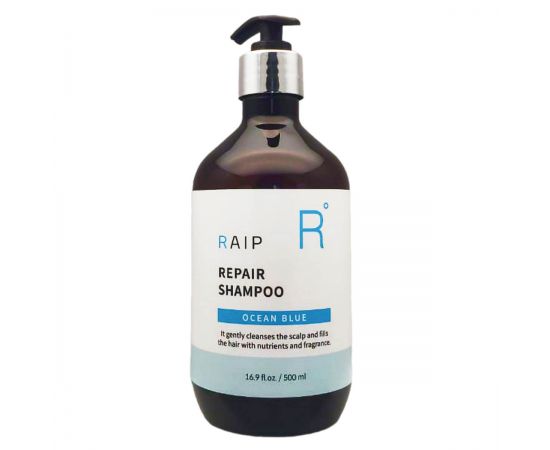 Восстанавливающий шампунь для волос голубой океан / Repair Shampoo Ocean Blue, 500 мл. RAIP