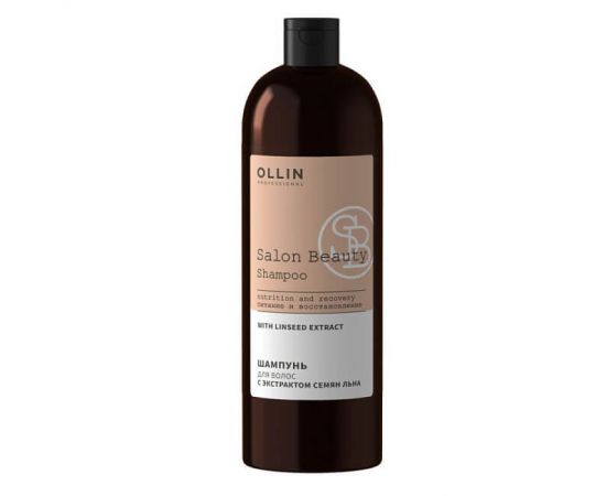 Шампунь для волос с экстрактом семян льна / Salon Beauty 1000 мл Ollin