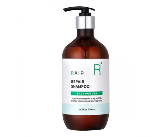Восстанавливающий шампунь для волос с ароматом детской пудры / Repair Shampoo Baby Powder, 500 мл. RAIP