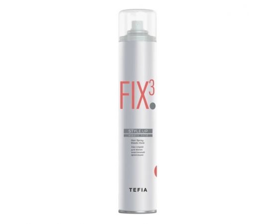 Лак для волос эластичной фиксации Hair Spray Elastic Hold, 500 мл. TEFIA